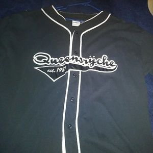 Original Queensryche baseball tour issued jersey